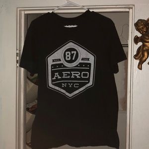 A large Aeropostale black shirt